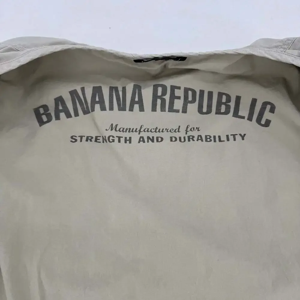 Vintage Banana Republic Safari & Travel Multi-Pocket Utility Fishing Vest